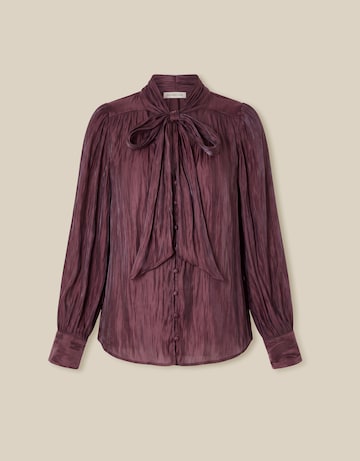 Monsoon Mira Metallic Pussybow Blouse