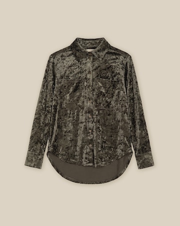 Monsoon Ola Oversized Velvet Shirt