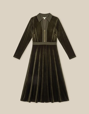 Monsoon Zeyna Zip Velvet Midi Dress