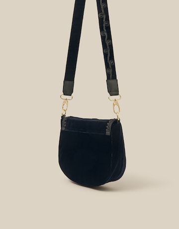 Monsoon Dori Velvet Crossbody Bag