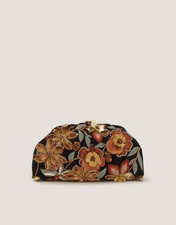 Monsoon Ren Floral Clutch Bag