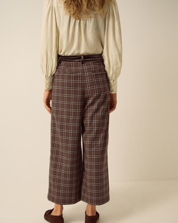 Monsoon Gracie Check Wide Leg Trousers