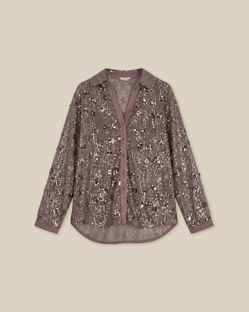 Monsoon Seema Long Sleeve Sequin Shirt
