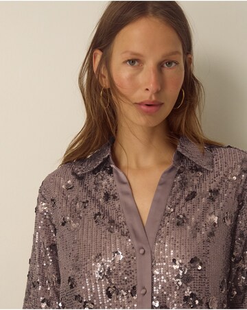 Monsoon Seema Long Sleeve Sequin Shirt