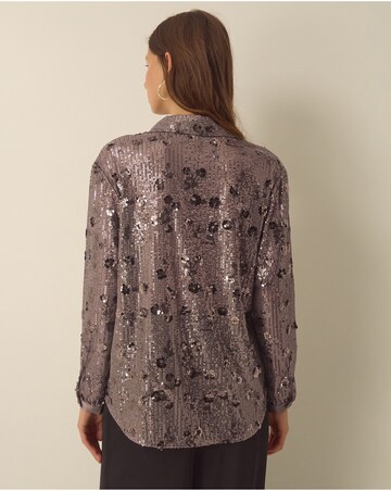 Monsoon Seema Long Sleeve Sequin Shirt