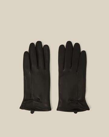 Monsoon Sadie Bow Leather Gloves