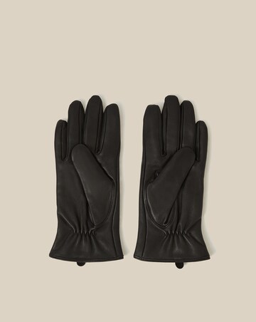 Monsoon Sadie Bow Leather Gloves