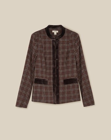 Monsoon Gracie Check Print Jacket