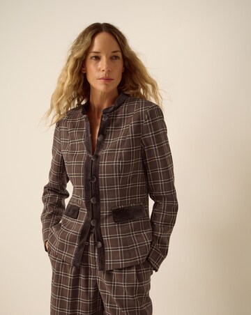 Monsoon Gracie Check Print Jacket