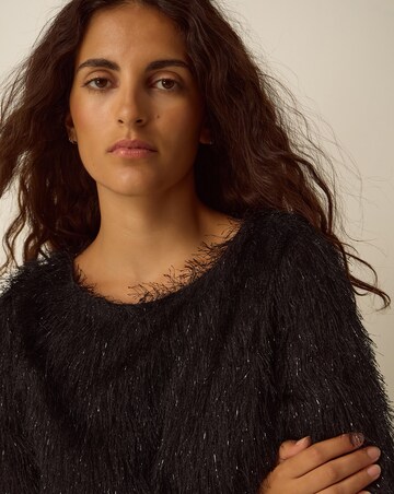 Monsoon Tessa Long Sleeve Fringe Top