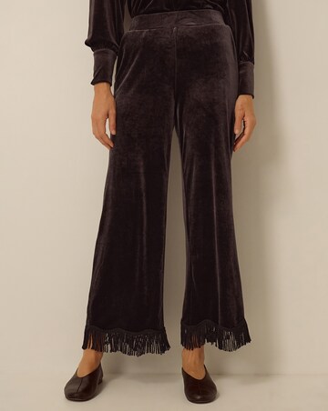 Monsoon Tami Tassel Velvet Trousers