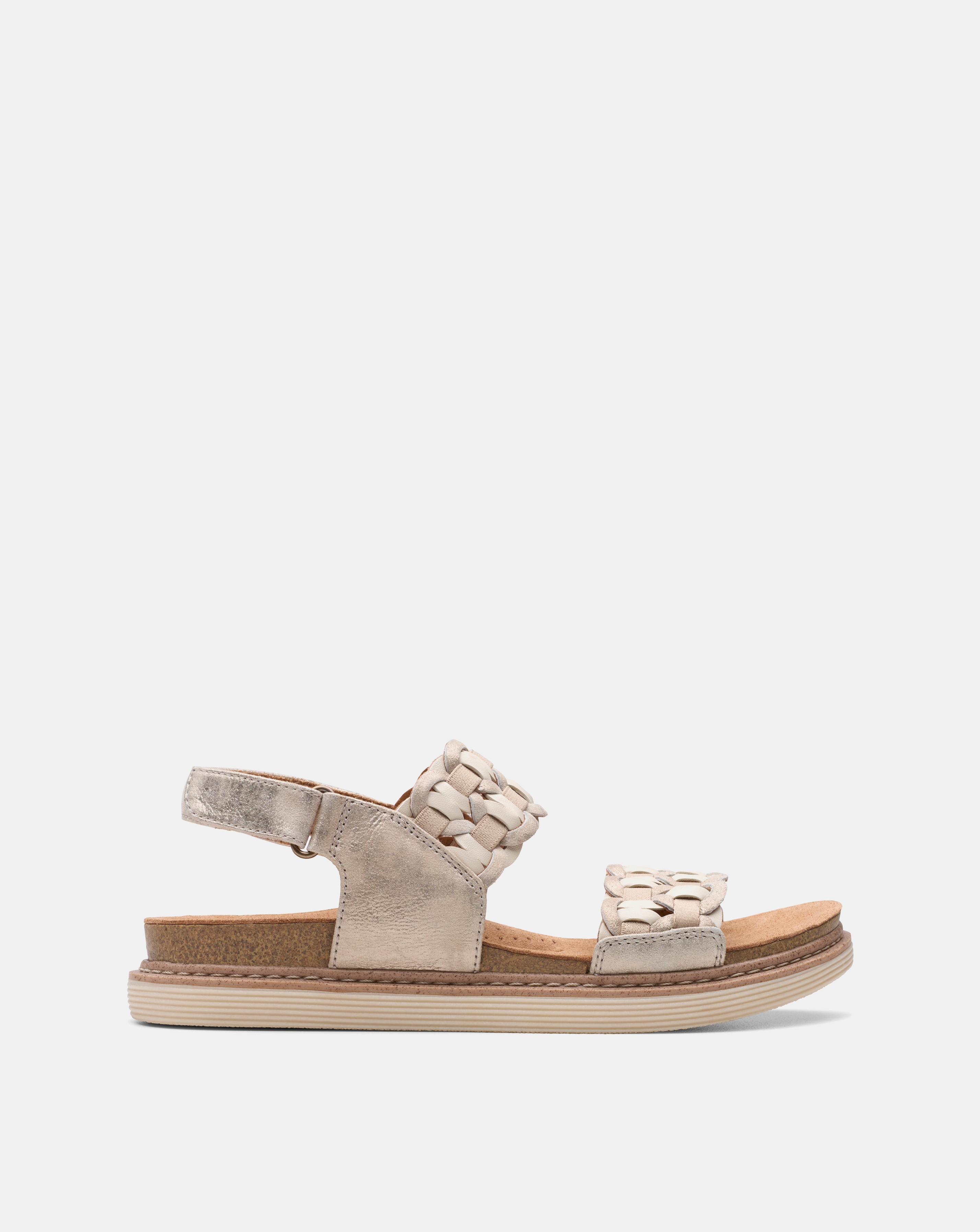 Clarks Arwell Leather Sandal D Fit