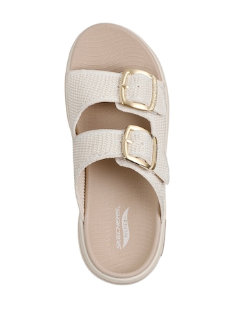 Skechers Go Walk Arch Support Buckle Sandals Standard Fit