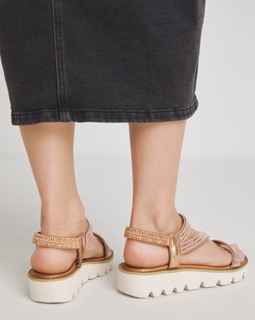 Heavenly Feet Fresco Sandals Ex Wide Fit