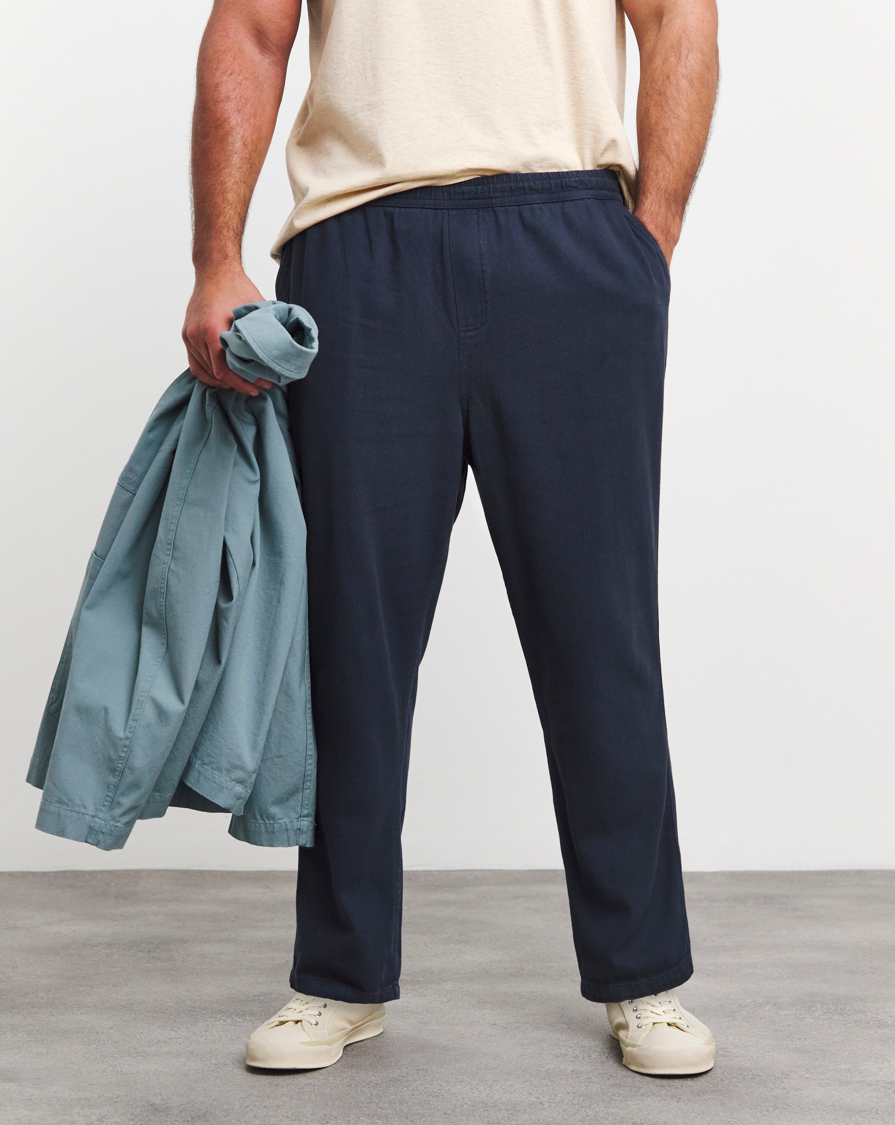 Elasticated Drawcord Canvas Trouser