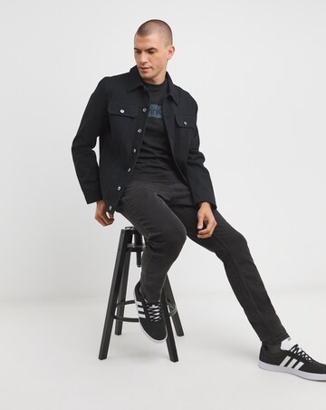 Calvin Klein Short Sleeve Back Box Striped T-Shirt