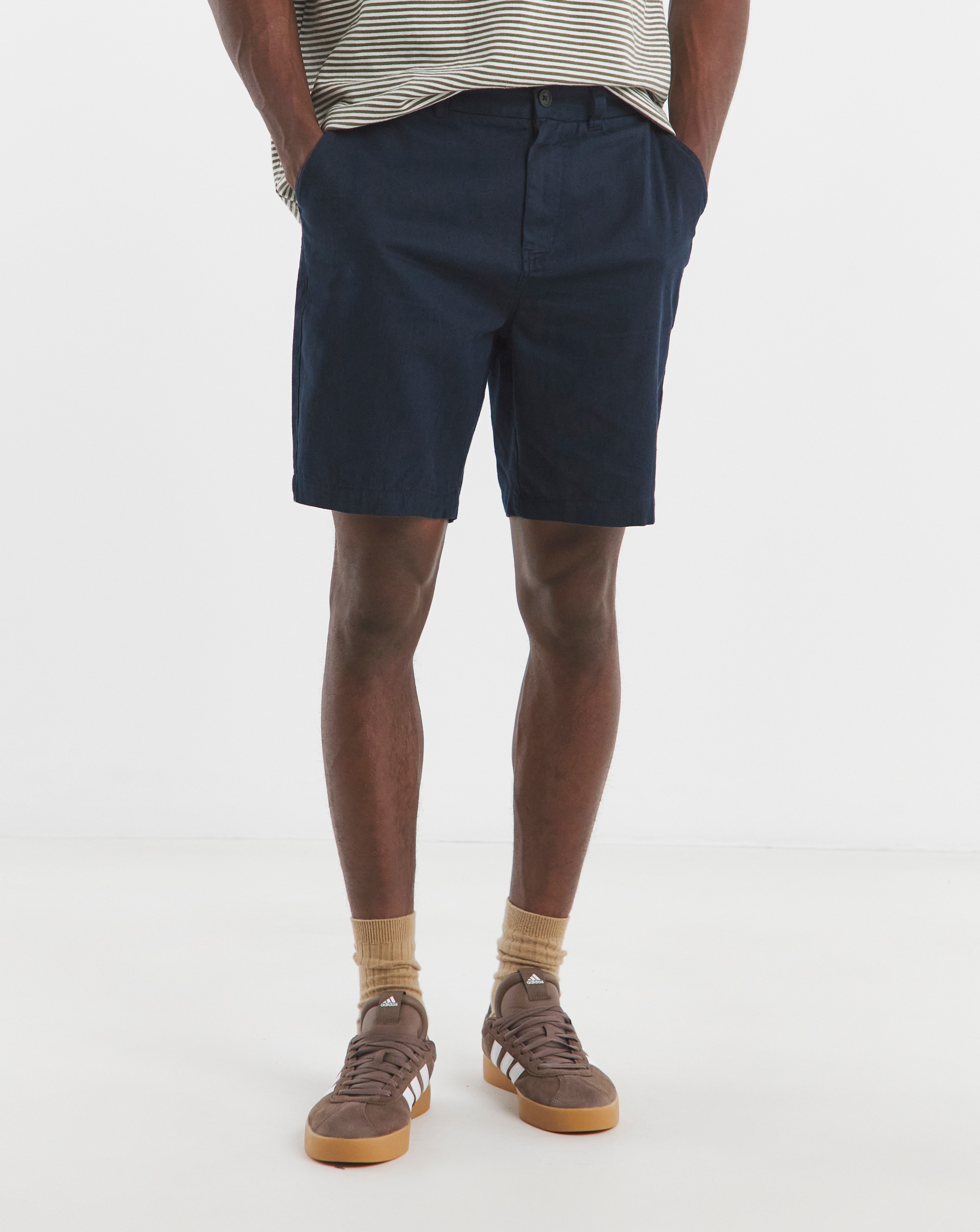 Linen Blend Chino Short