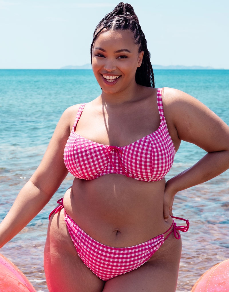 Curvy Kate Holiday Check Bikini Brief