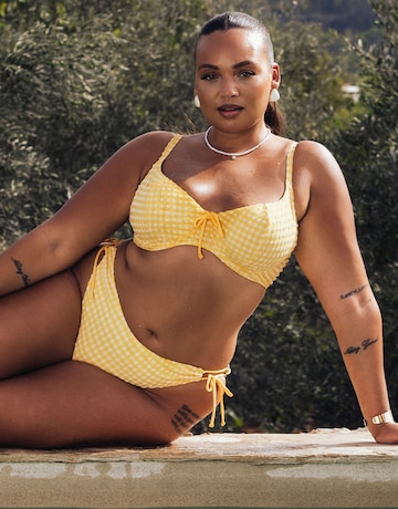 Curvy Kate Holiday Check Scooped Balcony Bikini Top