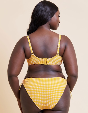 Curvy Kate Holiday Check Scooped Balcony Bikini Top