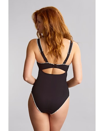 Swimwear Lara Plunge Swimsuit Aurora Black/White