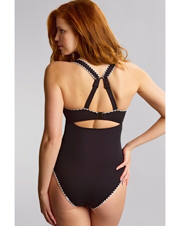 Swimwear Lara Plunge Swimsuit Aurora Black/White