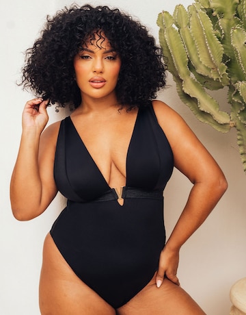 Curvy Kate Siren Seas Non-Wired Plunge Swimsuit