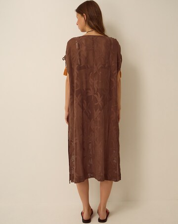 Monsoon La Palma Jacquard Midi Kaftan