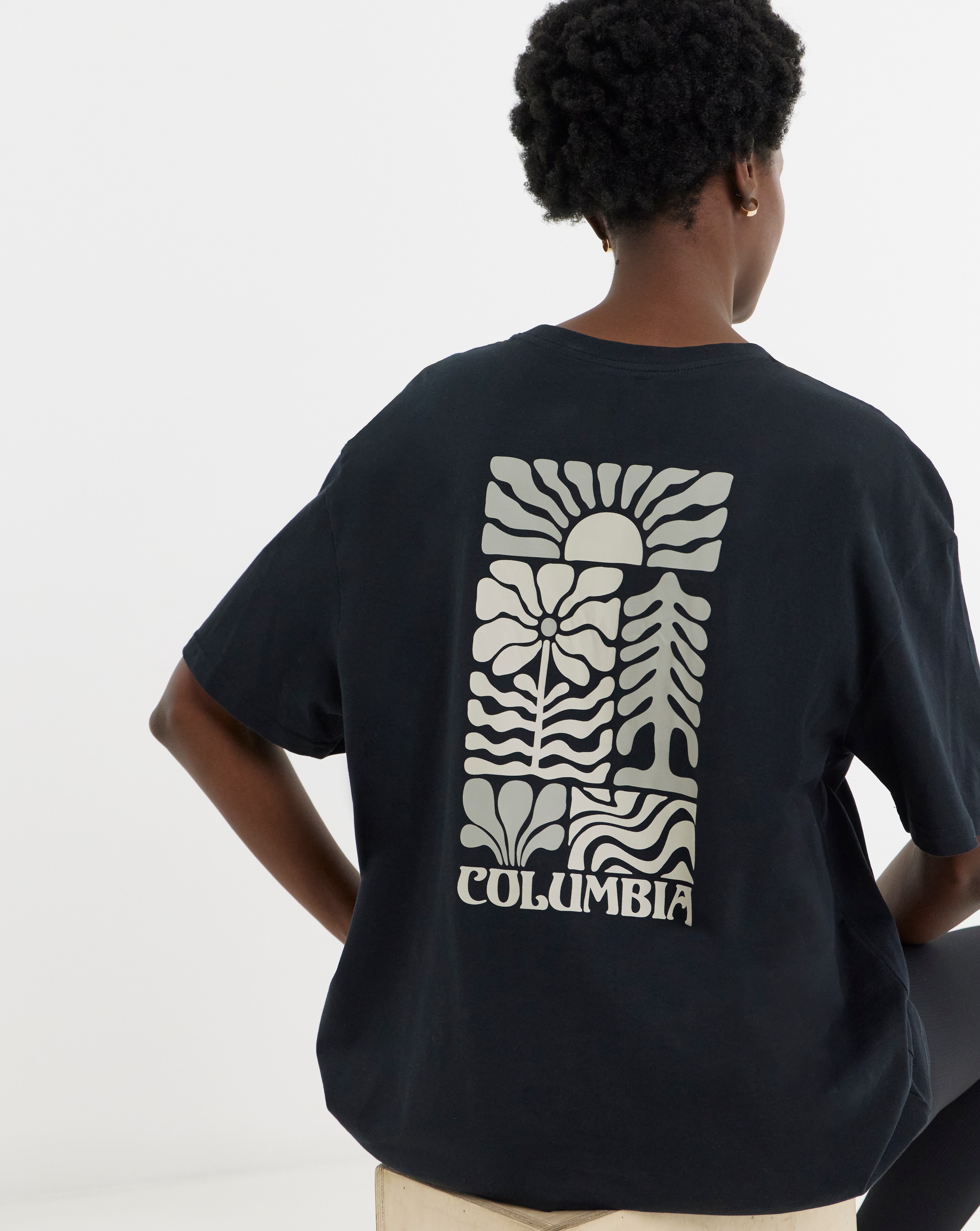 New In - Columbia Oversized Back Print T-Shirt