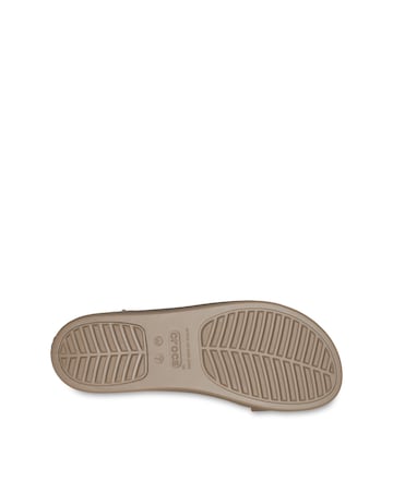 Crocs Latte/Mushroom Brooklyn Low Wedge - Standard Fit