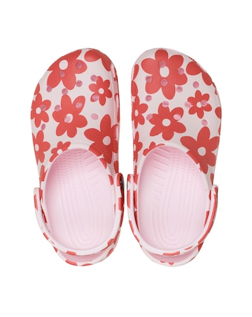 Crocs Bubble Ice/Multi Classic Pop Petals Clog - Standard Fit