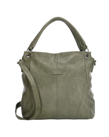 Enrico Benetti Caen 2 Handle Faux Leather Handbag