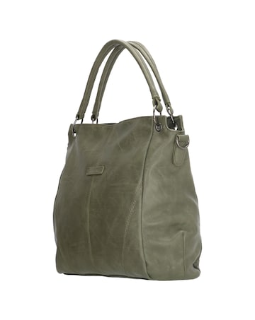 Enrico Benetti Caen 2 Handle Faux Leather Handbag