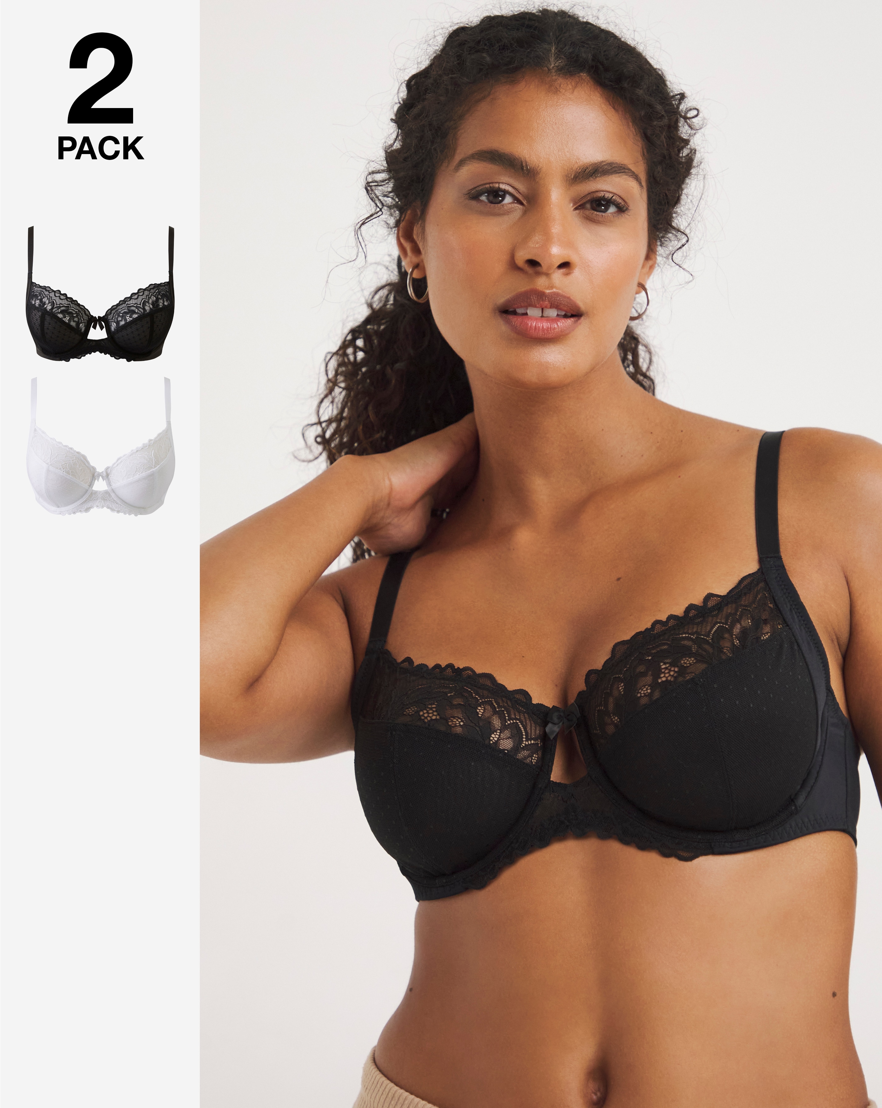 2 Pack Eva Full Cup Bras