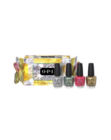 OPI Jewel Be Bold Collection, Nail Lacquer 4 Piece Mini Cracker
