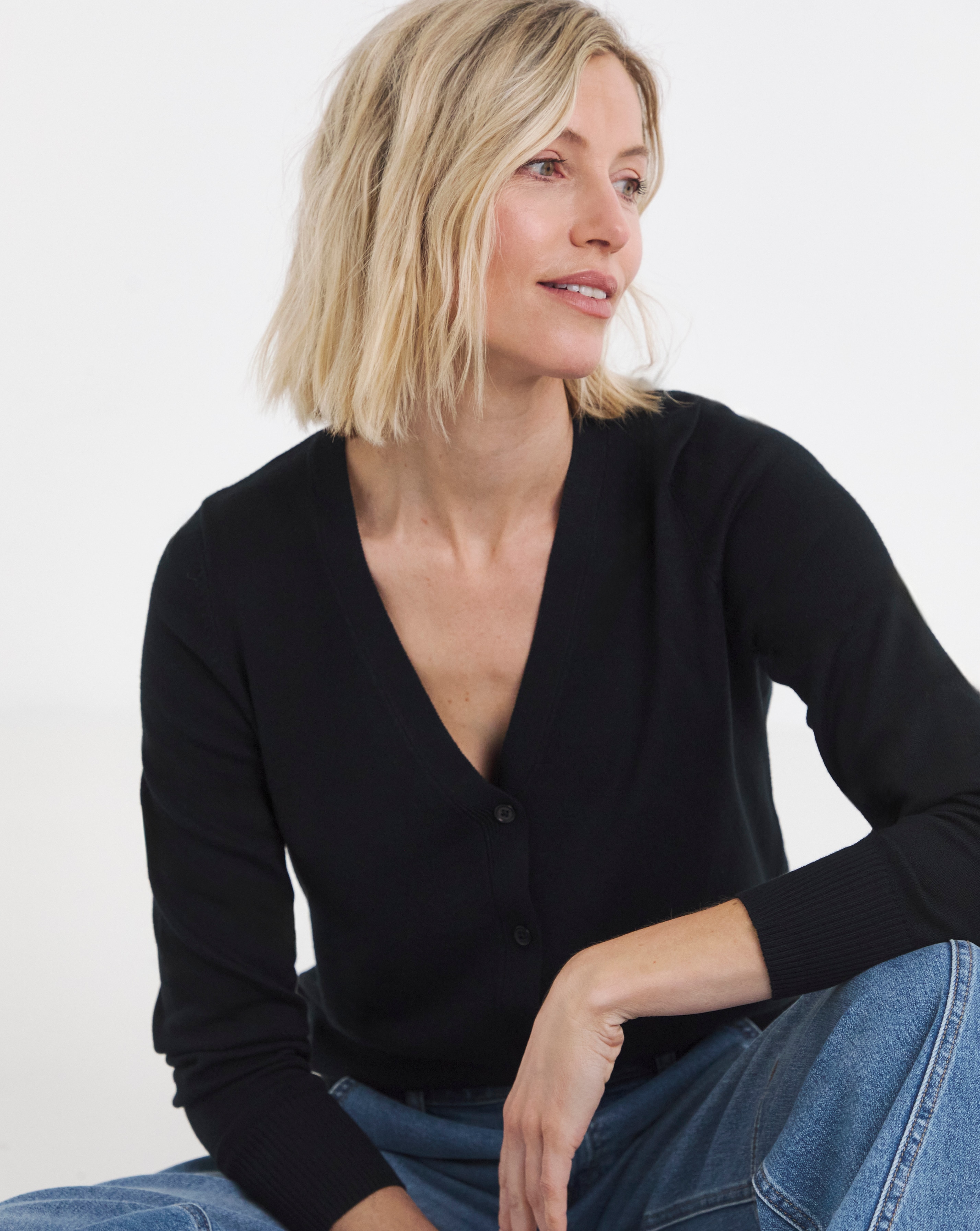 V Neck Cardigan
