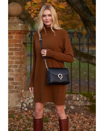 Luella Grey Anoushka Black Crossbody