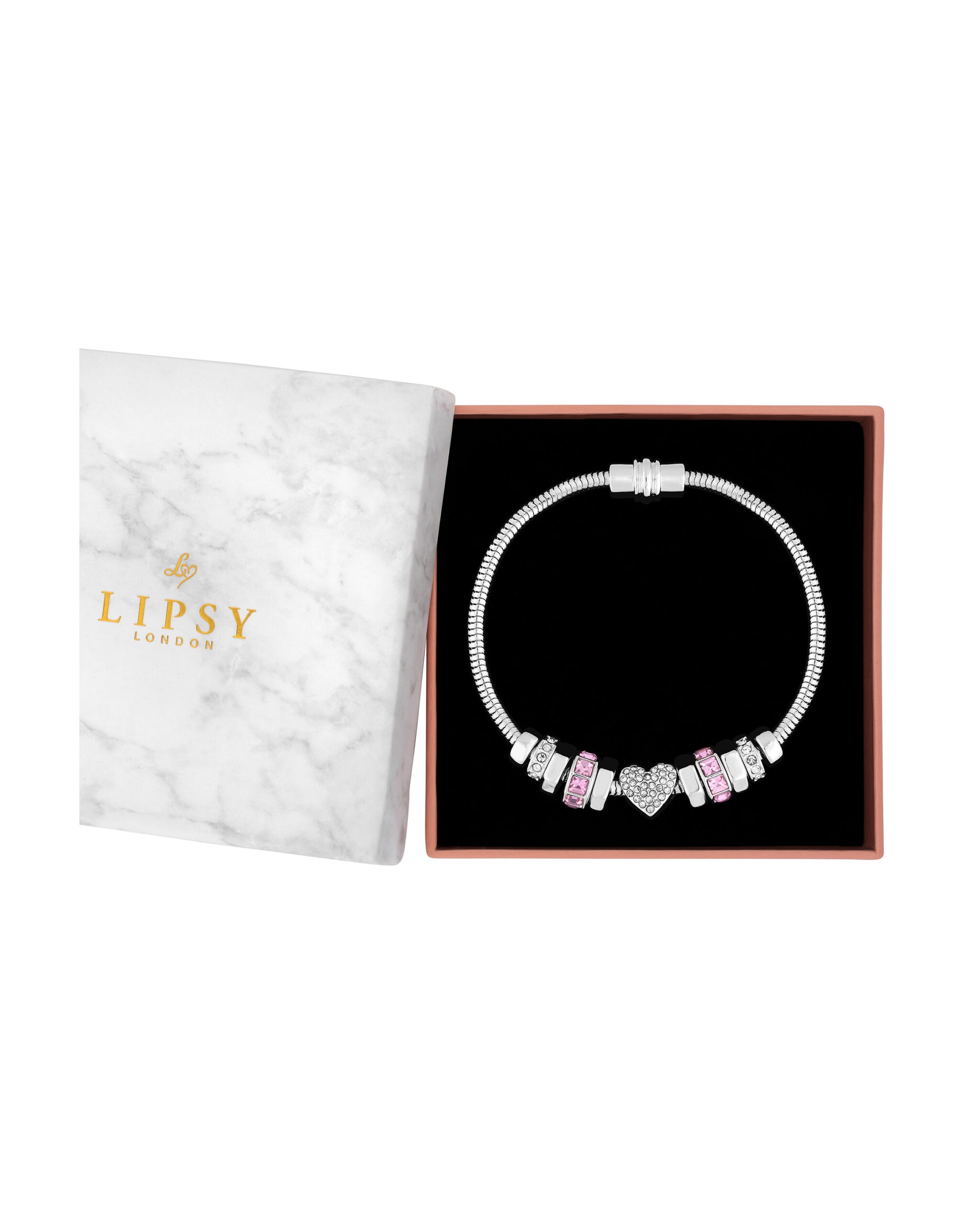 Lipsy Heart Magnetic Bracelet