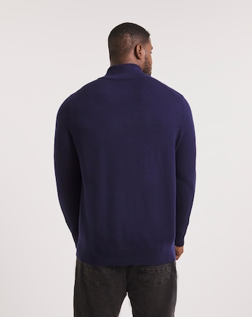 Polo Ralph Lauren Navy Half Zip Knit Jumper