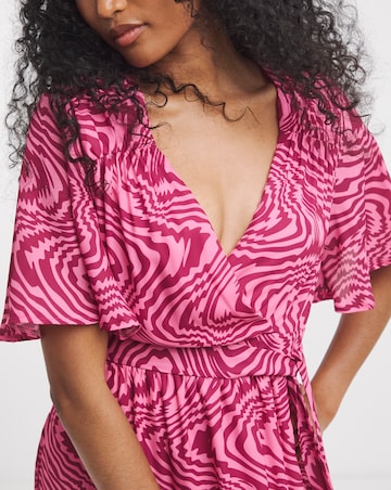 Twisted Wunder Melanie Swirl Chiffon Maxi Dress