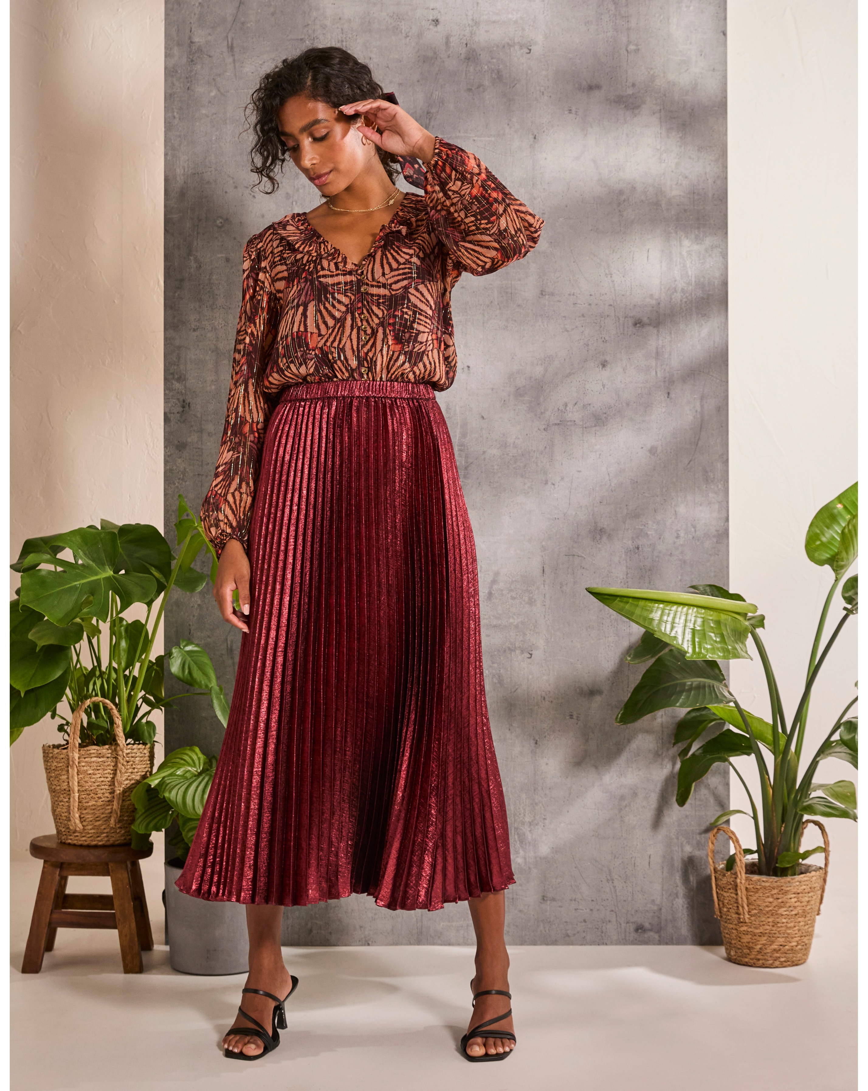 FatFace Grace Printed Blouse