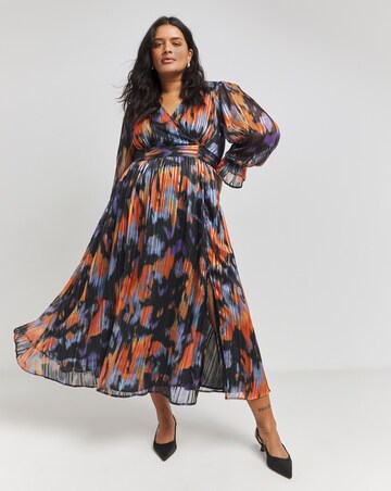 Lovedrobe Wrap Front Tie Back Midaxi Dress