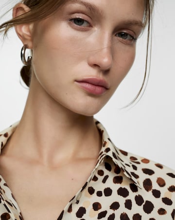 Mango Spot Printed Shirt