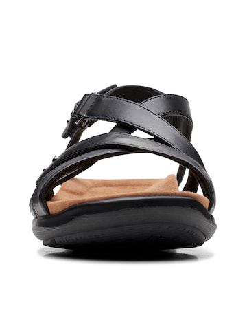 Clarks Kitly Go Strap Leather Sandal Wide Fit