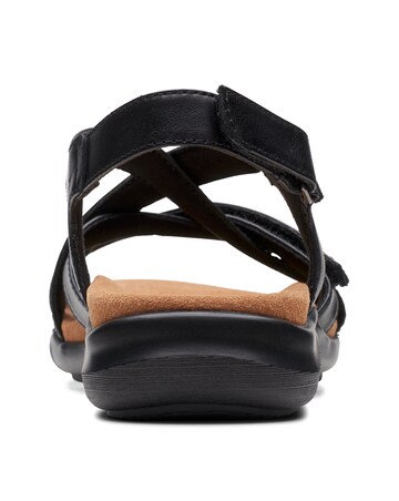 Clarks Kitly Go Strap Leather Sandal Wide Fit