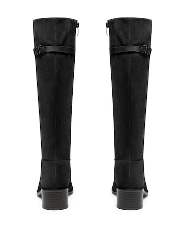 Clarks Suede Wrenn Knee High Boot - Standard Fit (D)