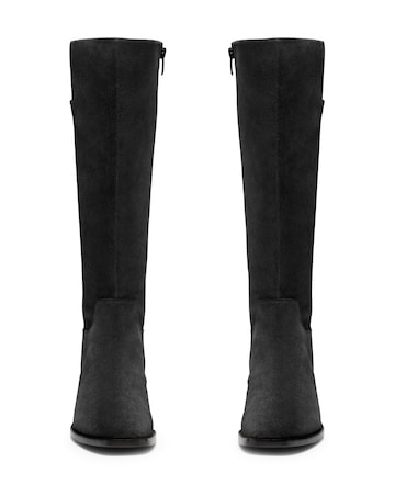 Clarks Suede Wrenn Knee High Boot - Standard Fit (D)