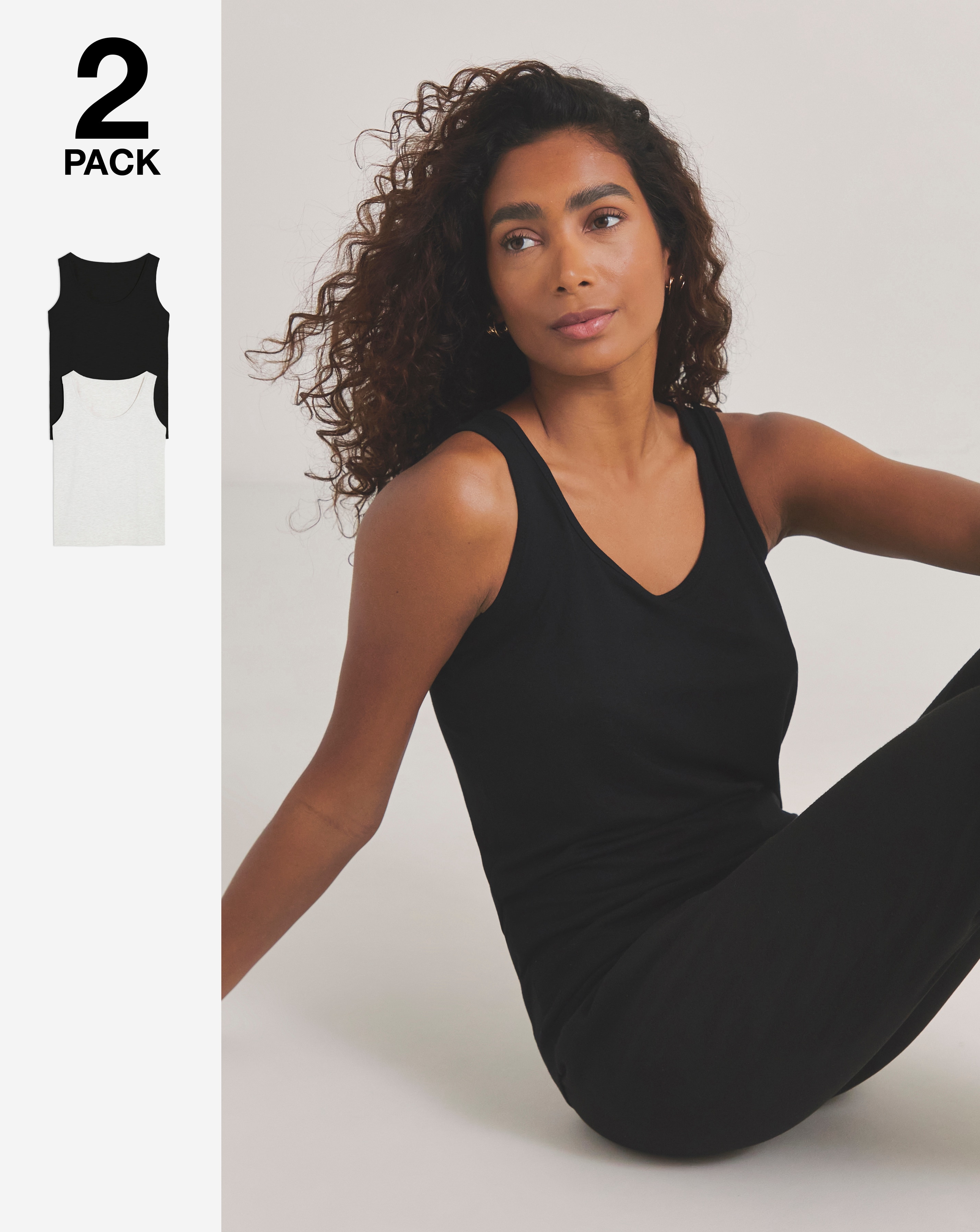 2 Pack Thermal Vest Tops