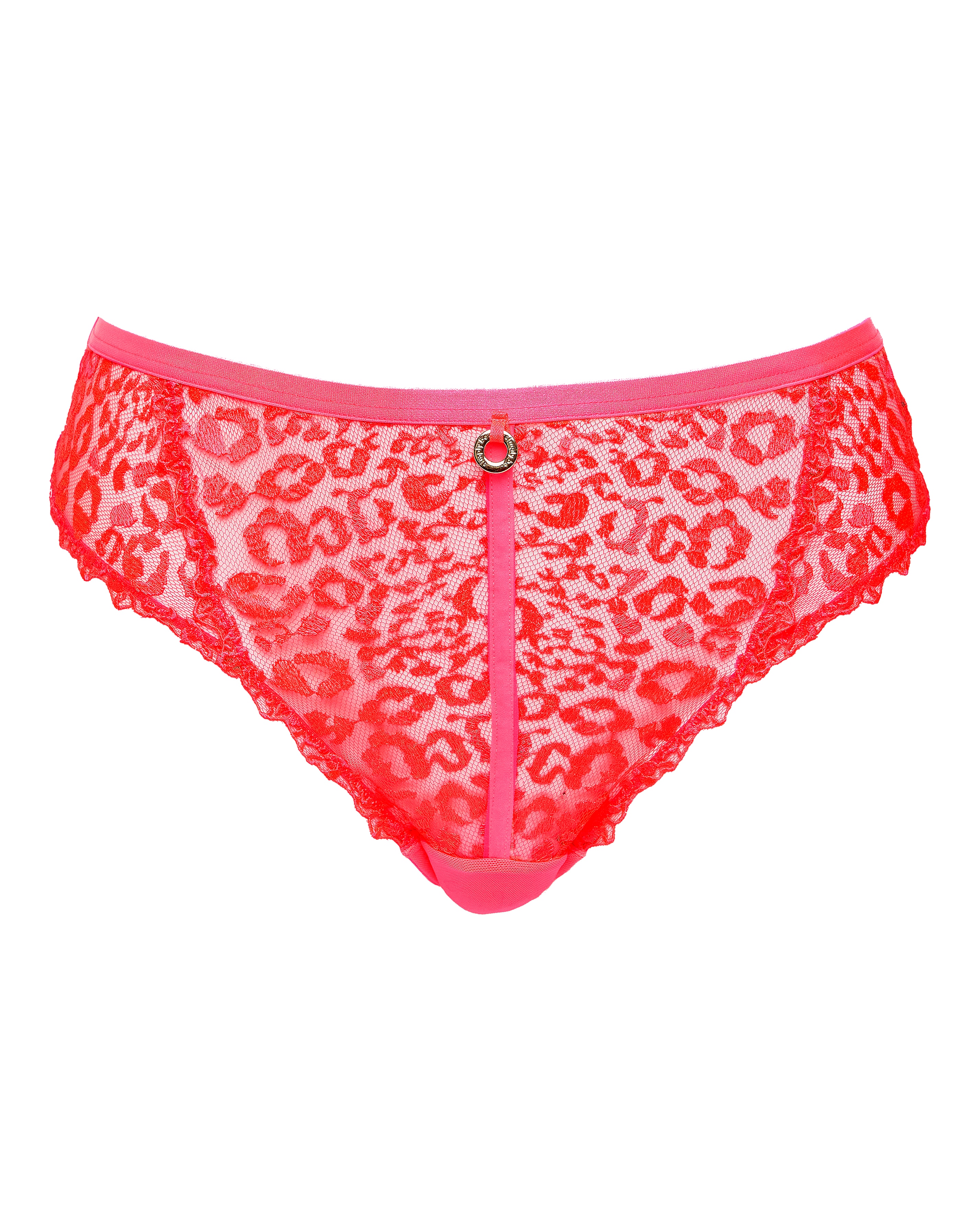 Simply Be Neon Animal Embroidery Thong