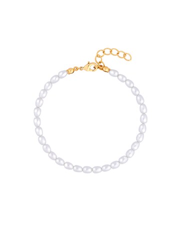Jon Richard Gold Plated Fine Freshwater Pearl Bracelet